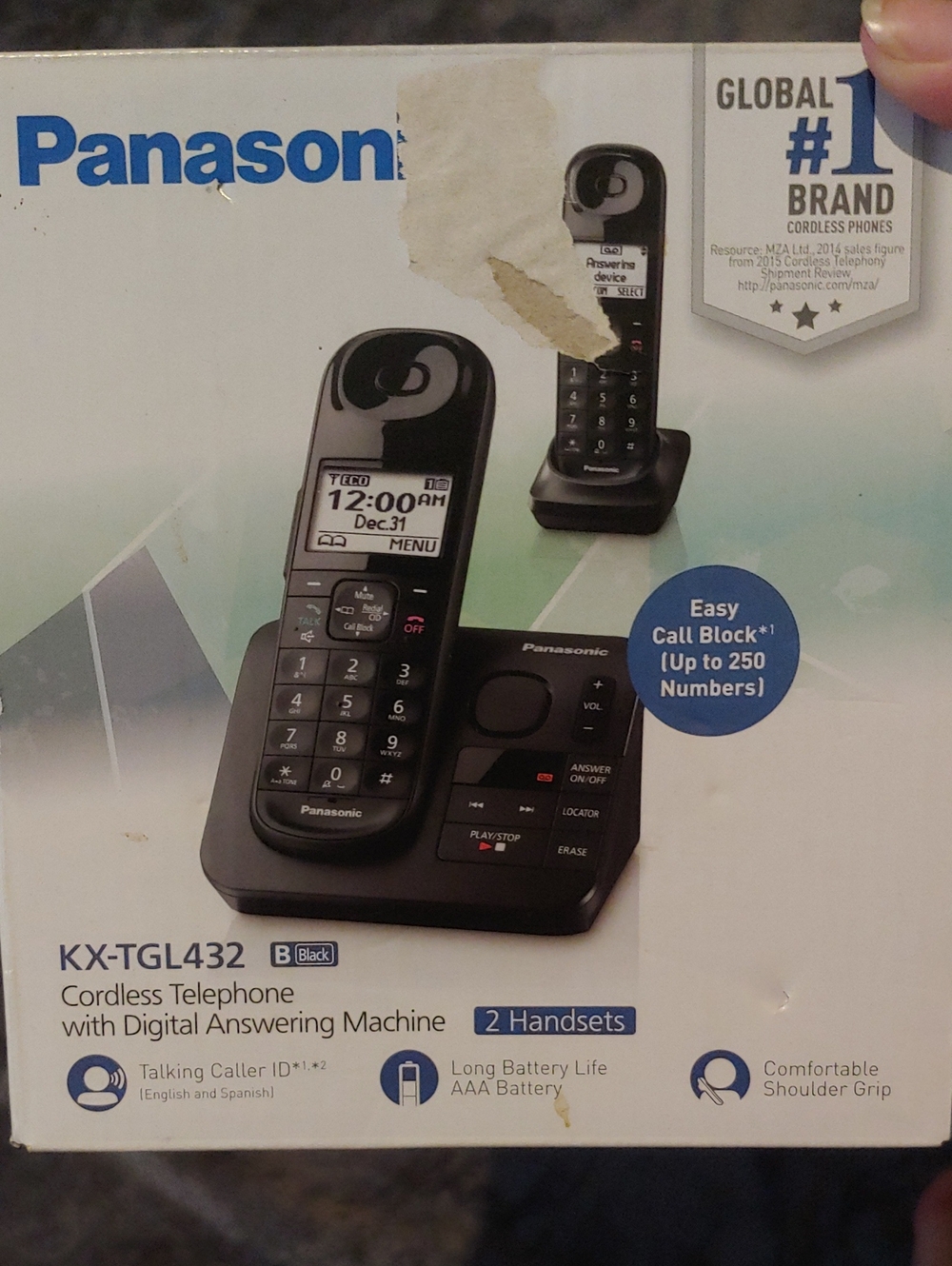 Panasonic Cordless Phone - Extra Handset ONLY